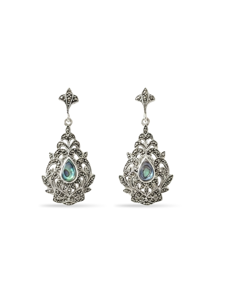 The Marcasite Lace Drop (One of a Kind)