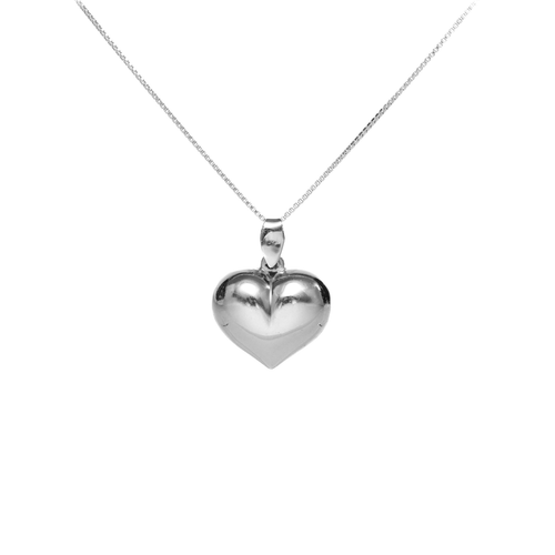 Puffy Heart Vault Pendant