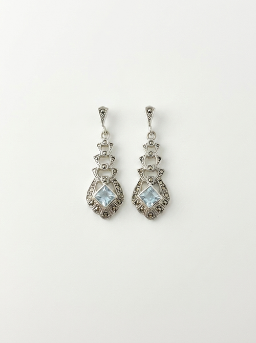 The Marcasite Deco Drop (one of a kind)