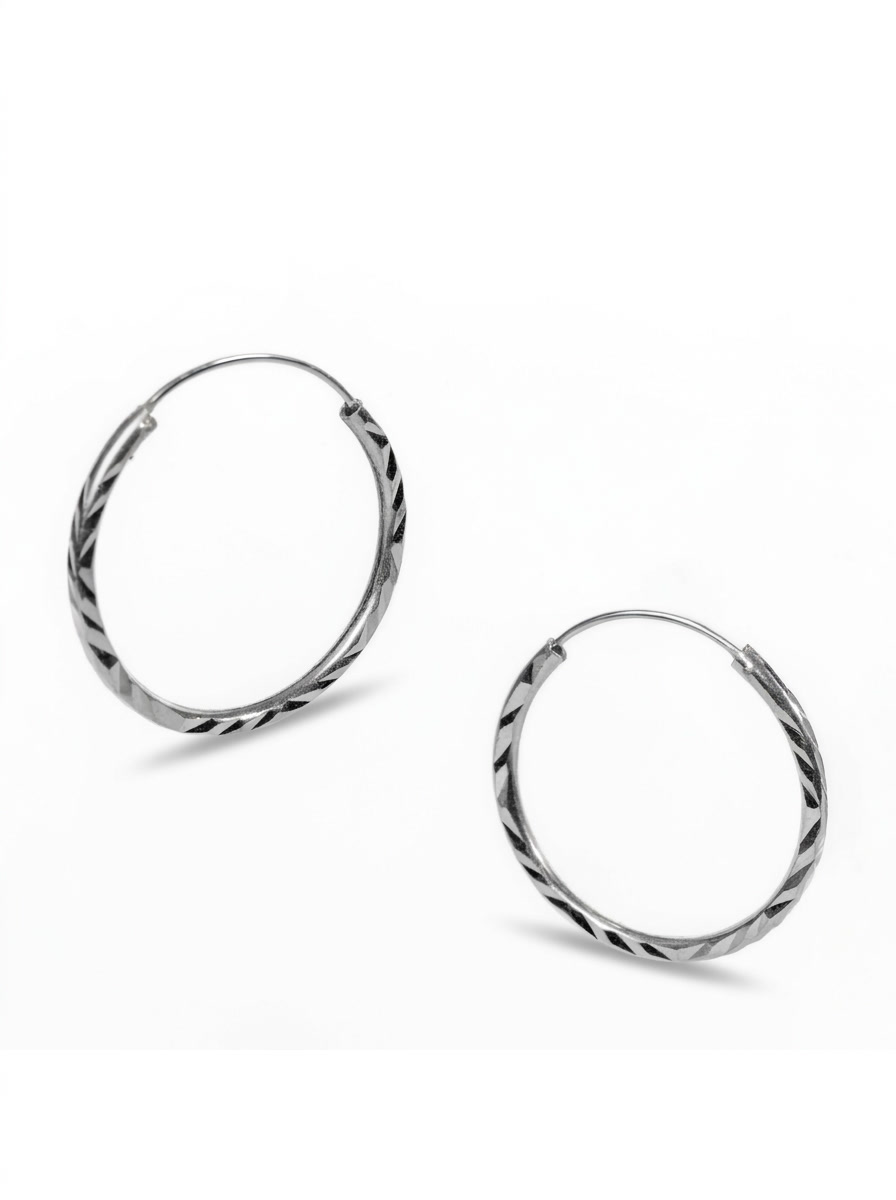 The Diamond Cut Hoop