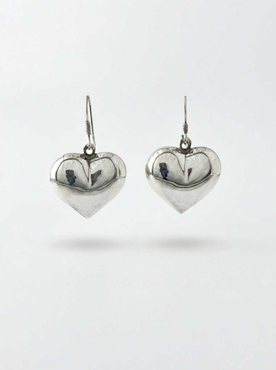 Puffy Heart Dangles